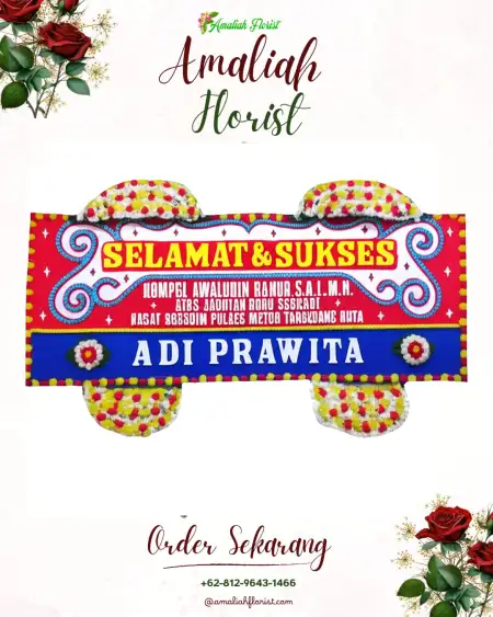 Papan Bunga Ucapan Selamat Drangong