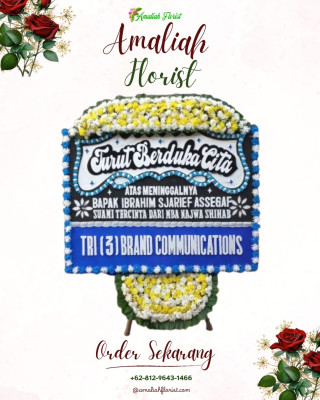 Papan Bunga Duka di Drangong